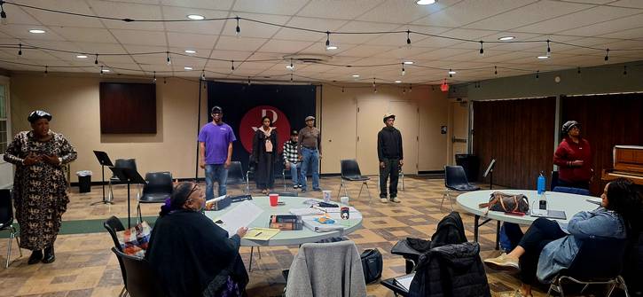 The 'Objectively/Reasonable' ensemble has been rehearsing for Saturday's performance at Disciples Christian Church, Ron Fuqua Art Space, and Gethsemane Baptist Church.