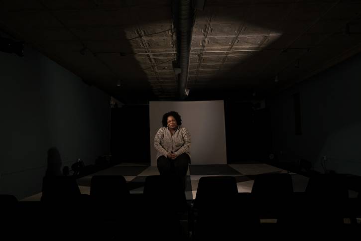 Christina Johnson in the 2017 revival of 'Objectively/Reasonable.'