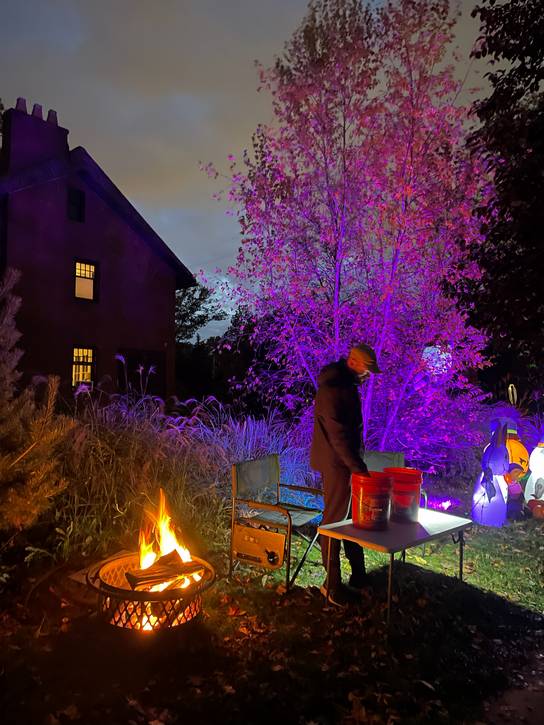 Halloween bonfire