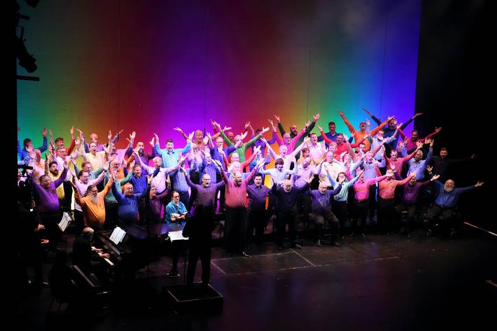 A North Coast Men’s Chorus performance.