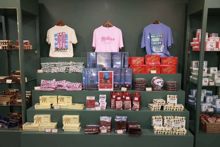 Malley's merchandise.