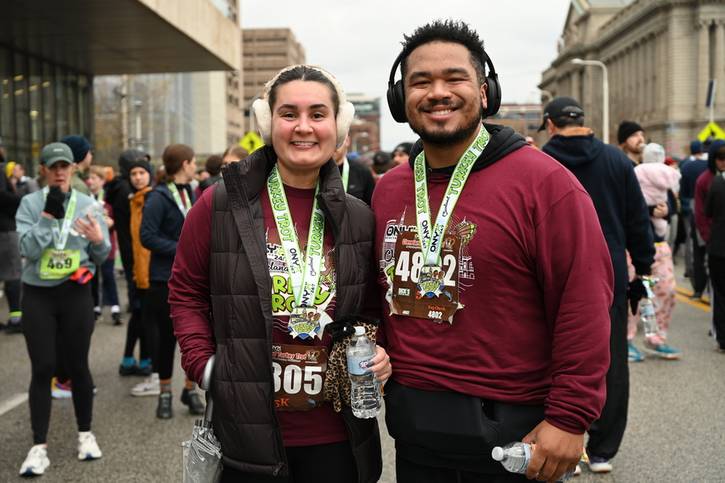 Enjoying the 2024 Turkey Trot.