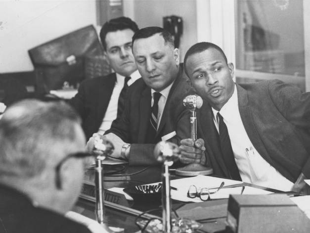 L to R: Councilmen Richard Harmody, Michael Zone, and George Forbes in 1964.