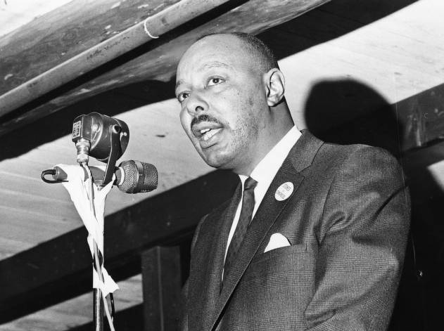 Louis Stokes campaigning for U.S. Congress in 1968