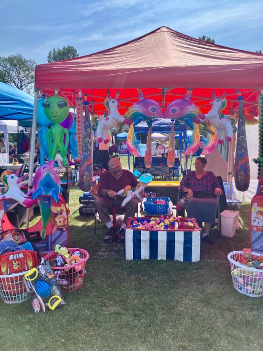 University Heights Fall Fest featured games and prizes for children.