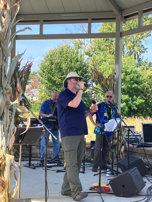 University Heights Mayor Michael Brennan shares his singing talents at University Heights Fall Fest