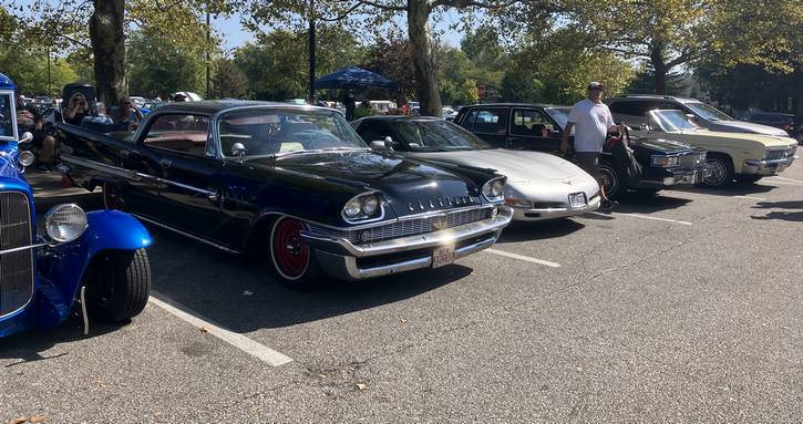 The vintage car show at "Remembering the Sights and Sounds of Euclid Beach Park."