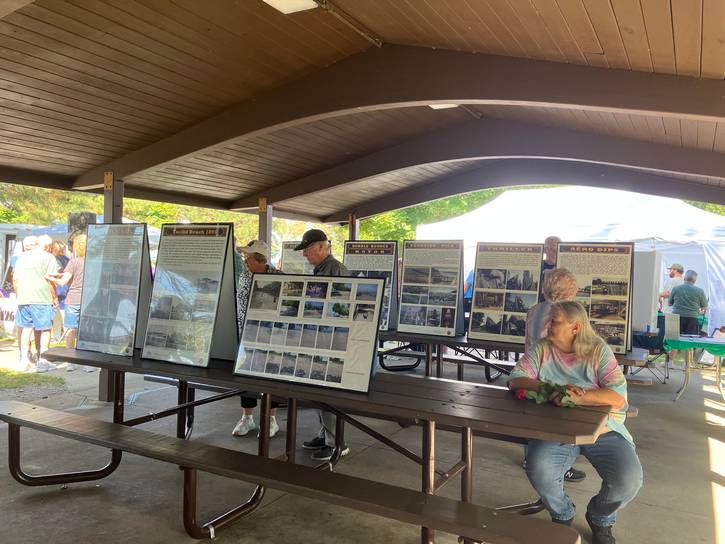 Euclid Beach Now in the picnic pavilion