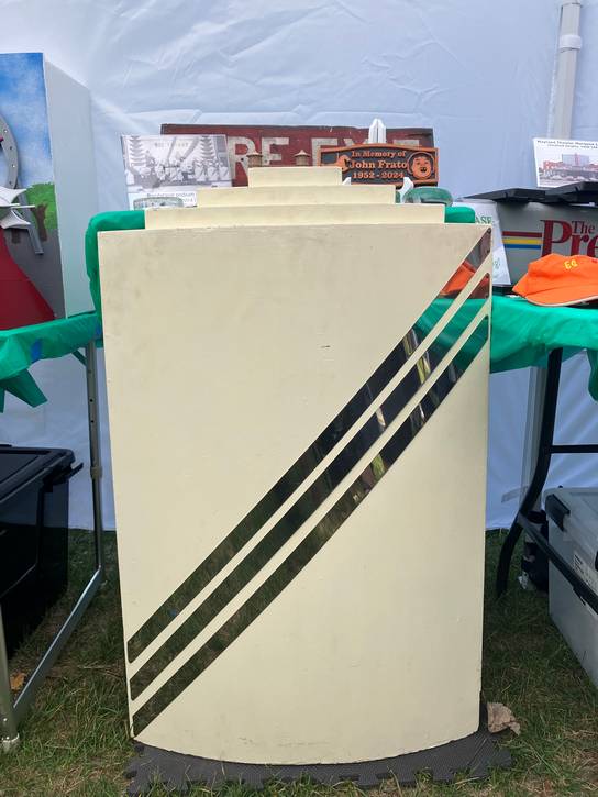 Kevin’s Northeast Ohio Amusement Memories displays a Vic Stuart's Orchestra band stand podium.