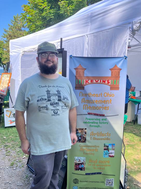 Kevin Smith, founder of Kevin’s Northeast Ohio Amusement Memories and vice president of Euclid Beach Park Now.