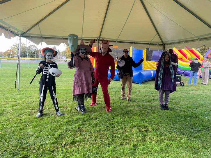 The costumes were colorful and creative in the competition for the $250 prize.