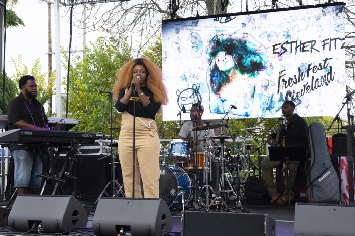 Ester Fitz performs at Fresh Fest 2025