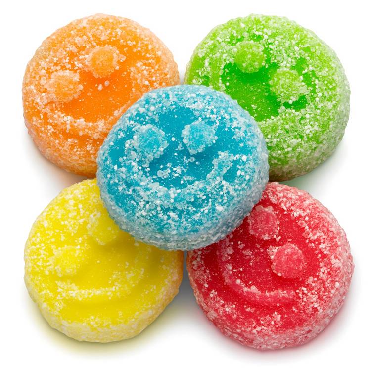 Malley's Sour Gummi Popppers.