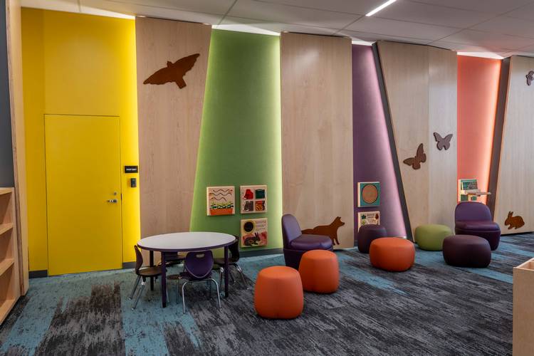 The children's area of the Parma Brach of CCPL.