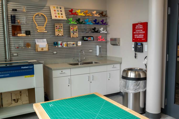 The Innovation Center at the Parma Branch of CCPL.