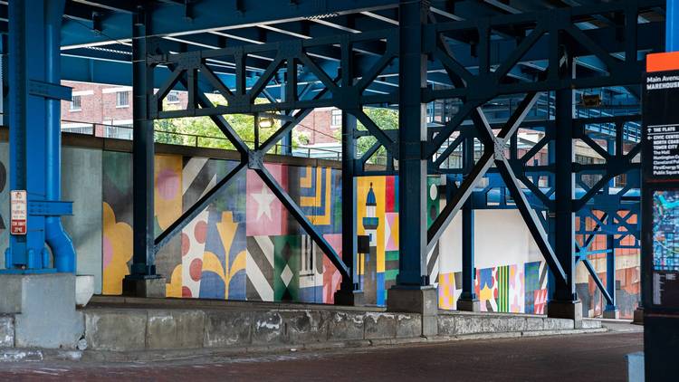 Ryan Jaenke's Main Avenue mural.