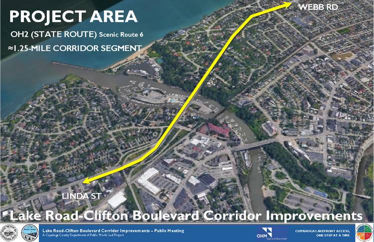 The Lake-Clifton Connector project map