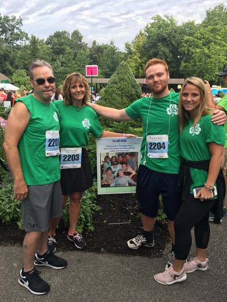 Griff's Grateful Gang members participate in Lifebanc's Gift of Life Walk & Run.