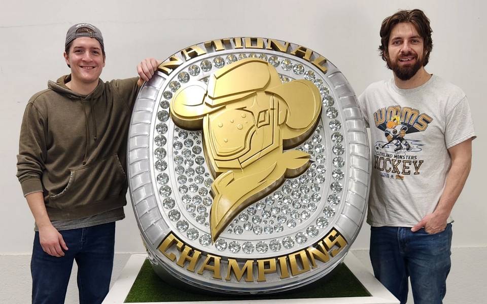 Second place winner Engineered to Entertain specializes in custom props, fan-engagement experiences and entertainment elements for professional sports organizations