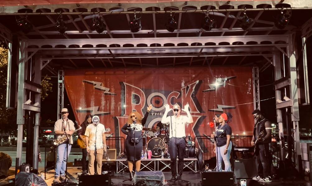 Apostle Jones headlined the Rock the Block closing night on Saturday.