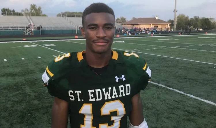 Montorie Foster Jr., Wide Receiver #13, St. Edward High School Eagles.