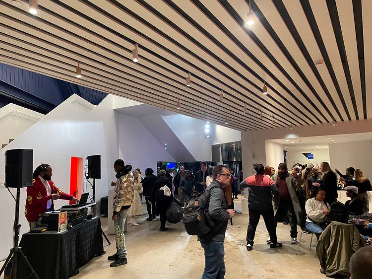 Guests mingle at at moCa's recent 2026 season opening event.