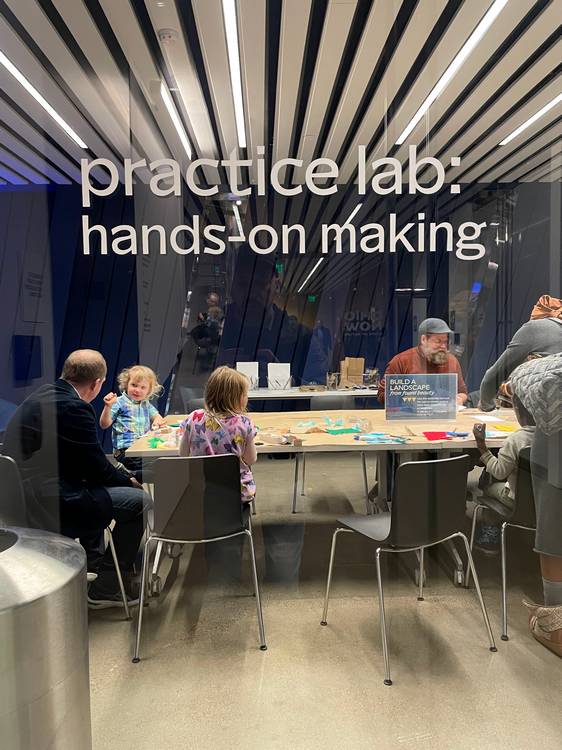 moCa Cleveland's Rayburn Practice La is an interactive, space designed for multi-sensory learning.