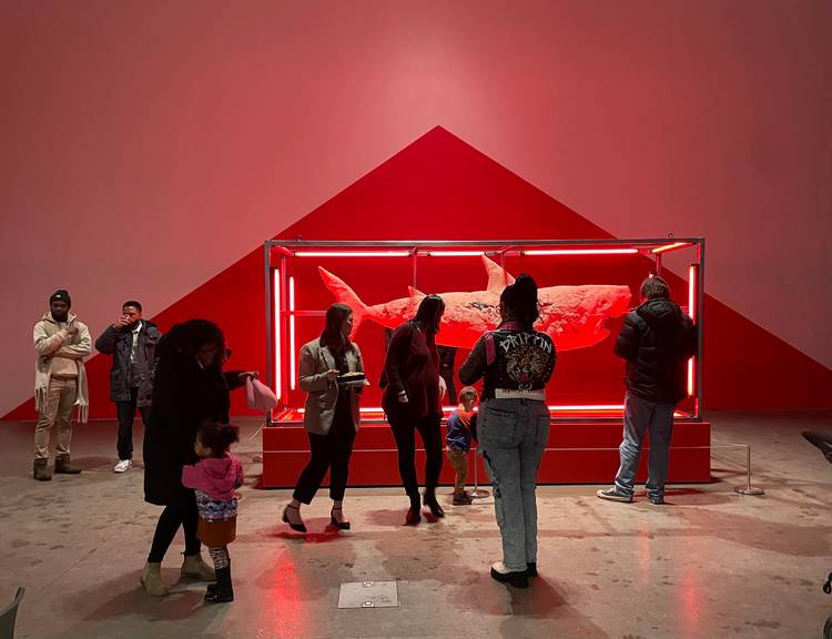 KING COBRA's 'When You are Between the Devil and the Deep Blue Sea' greets guests at moCa Cleveland.