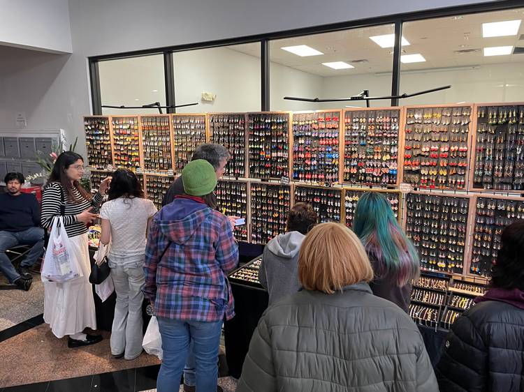 The Lunar New Year celebration at Asia Plaza had plenty  vendors selling their wares.