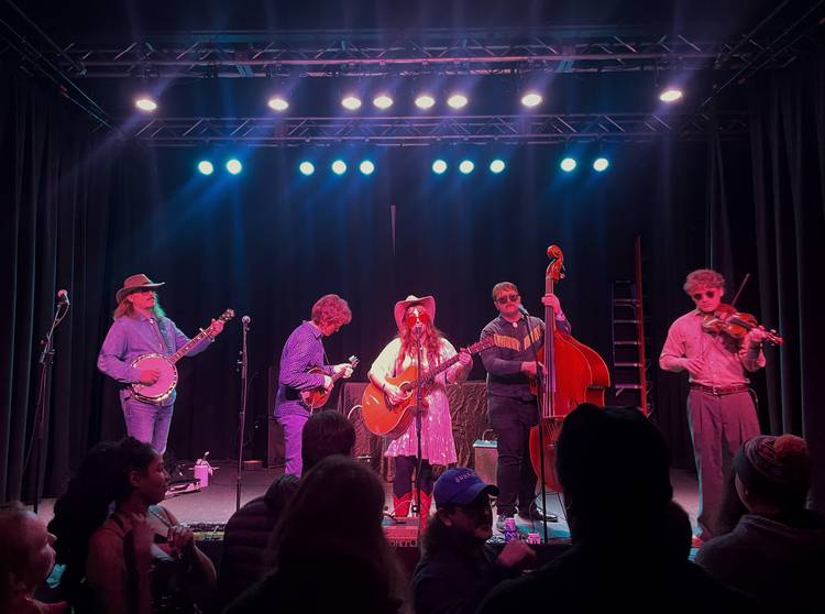 Lea Marra and The River Boys on the Cleveland Rocks Stage at Beachland Ballroom.