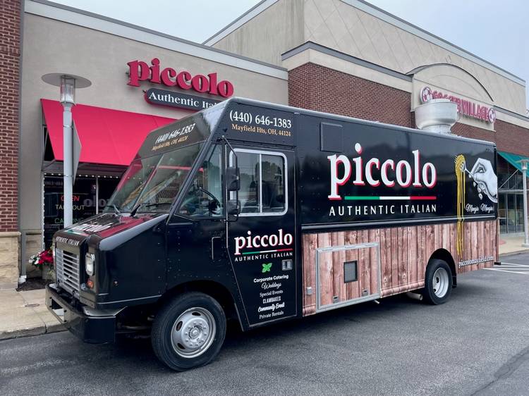 The Piccolo Food Truck began cruising Cleveland's streets in 2021.