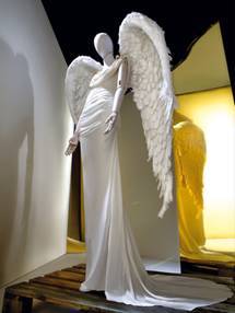 Evening Dress and Wings