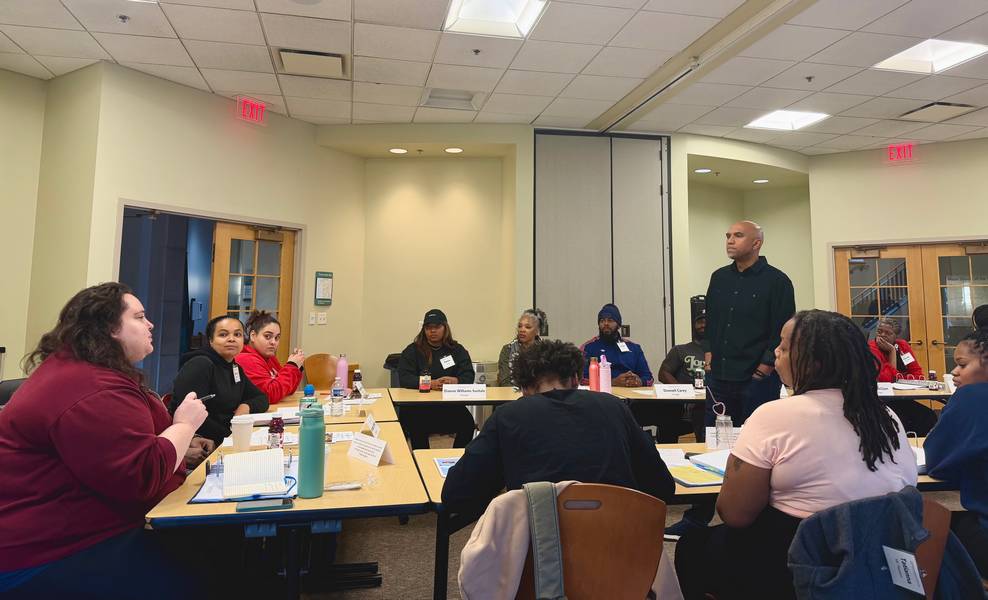 A session with Dr. Mark Joseph, Leona Bevis and Marguerite Haynam Professor of Community Development at the Jack, Joseph and Morton Mandel School of Applied Social Sciences.