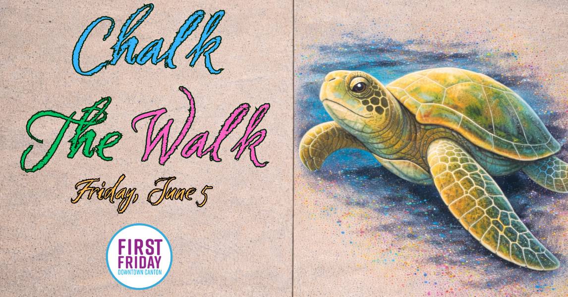 Chalk the Walk is the theme for Downtown Canton Partnership's June First Friday.