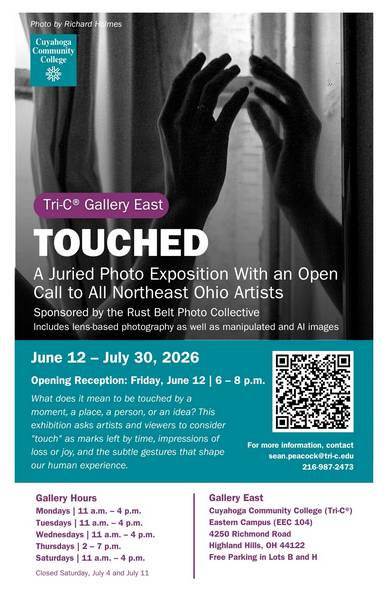'Touched' opens at Cuyahoga Community College's East Gallery on Friday, June 12.