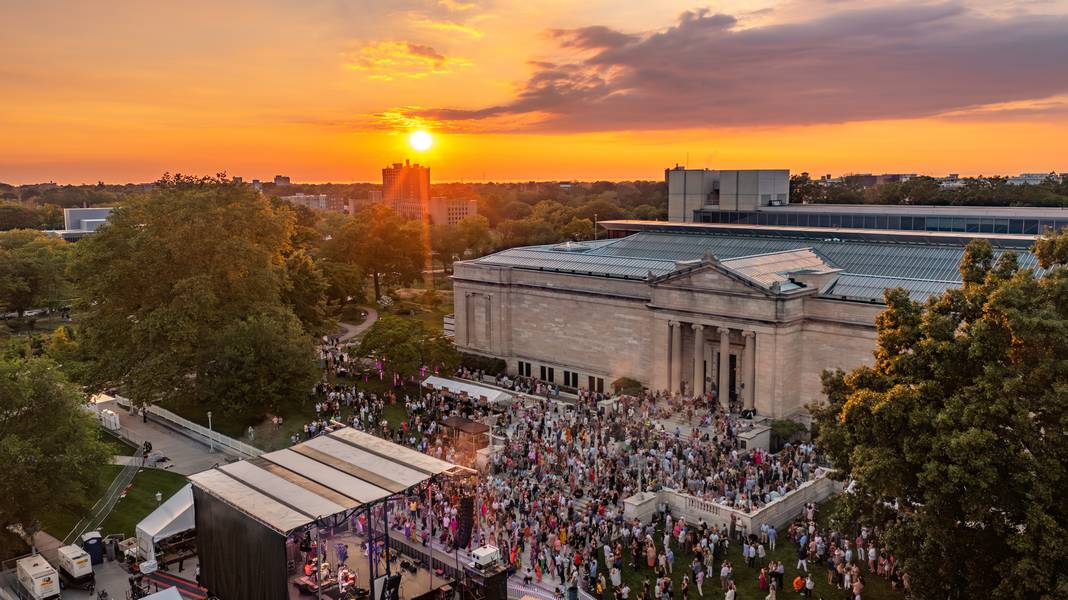 Solstice at The Cleveland Museum of Art. Aerial Image by Aerial Agents © 2023