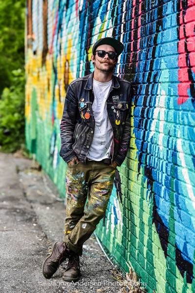Muralist Arlin Graff.