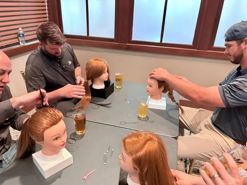 A Pints & Ponytails test run with some fathers at StroneWater.