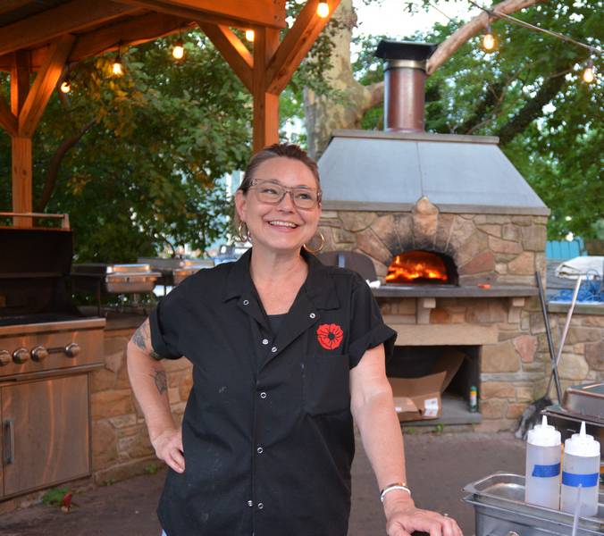 Jessica Parkison, owner of Poppy restaurant at 12502 Larchmere Boulevard.