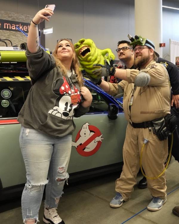Ghost Busters group shot.