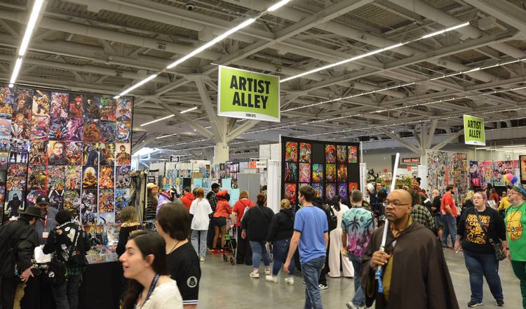 Artist Alley at FAN EXPO Cleveland 2026.