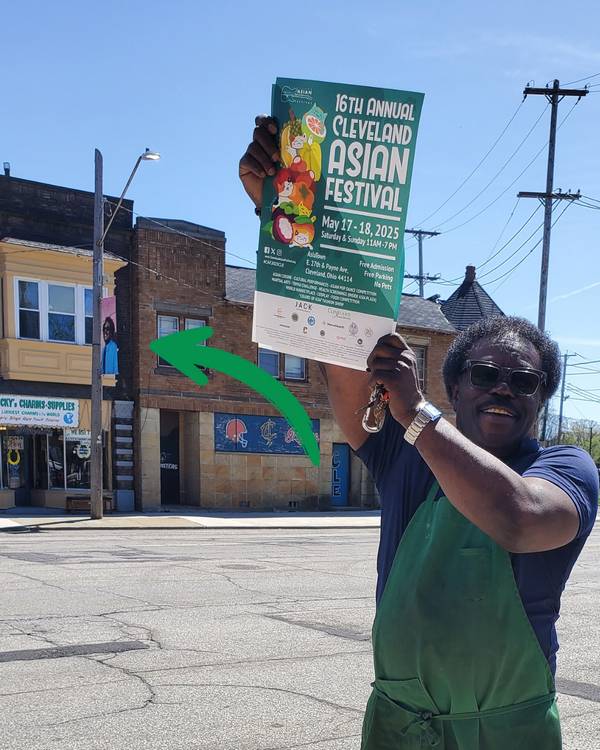 Mr. Lucky of Mr. Lucky’s Charms and Supplies in the St. Clair Superior neighborhood.