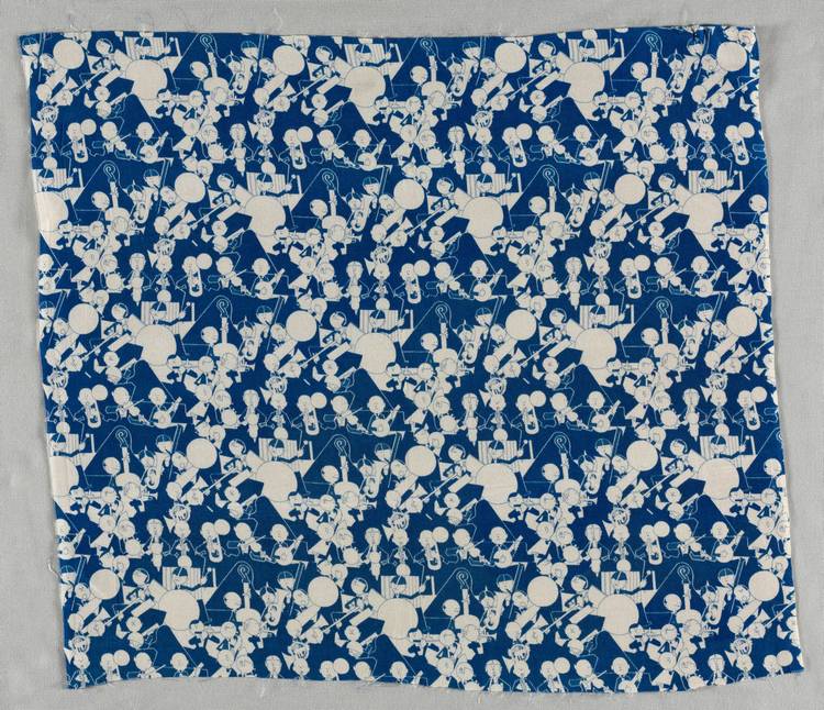 Rhapsody No. 700, 1927 from the exhibit 'American Printed Silks'