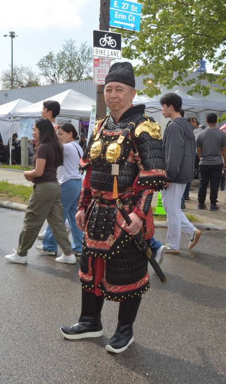 Johnny Wu representing the Silk Road Cultural Collective at the Cleveland Asian Festival.