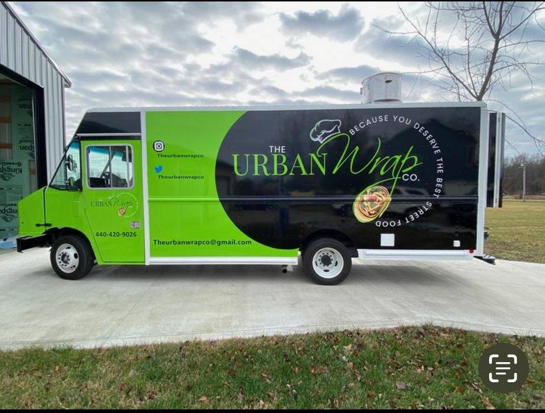 The Urban Wrap Co. food truck.