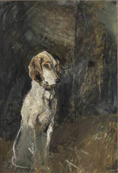 Jack the Hound, Study for “Raccoon, 1958.