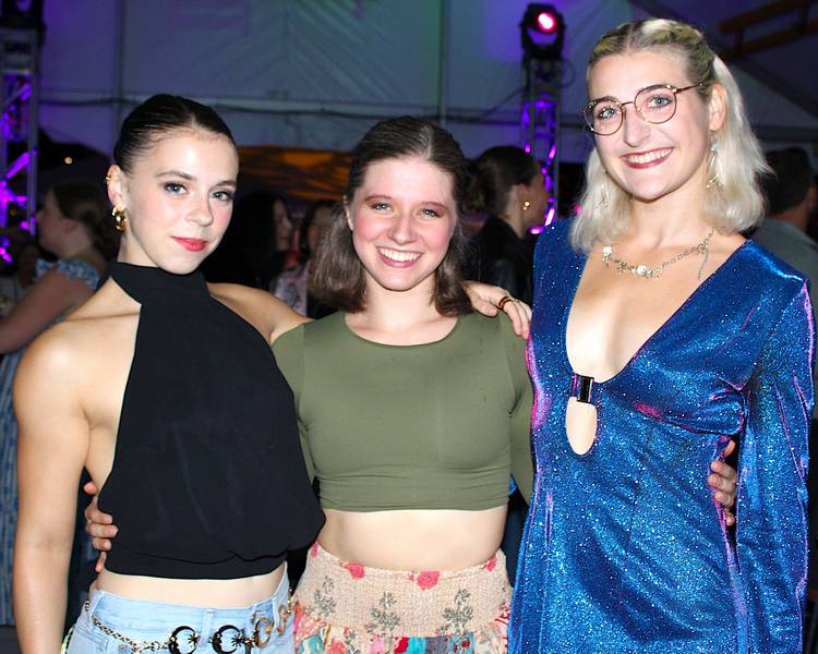 Emma McBride, Lauren Satink, and Bird Thurman of Inlet Dance Theatre.