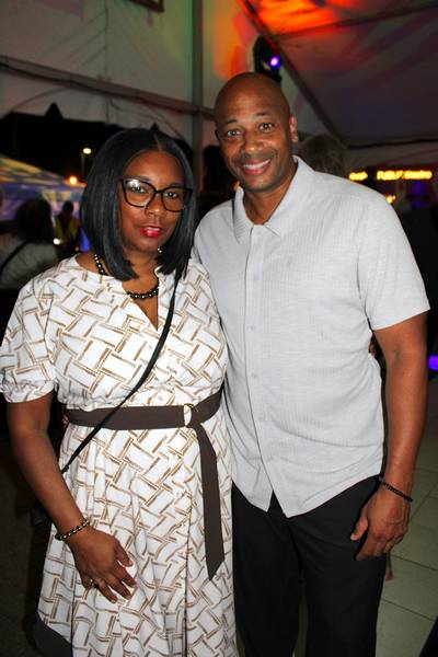 CPT board president Tiffany Wright and friend.