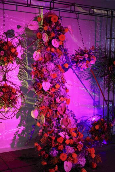 Floral installations at Pandemonium 2026: Under Construction.