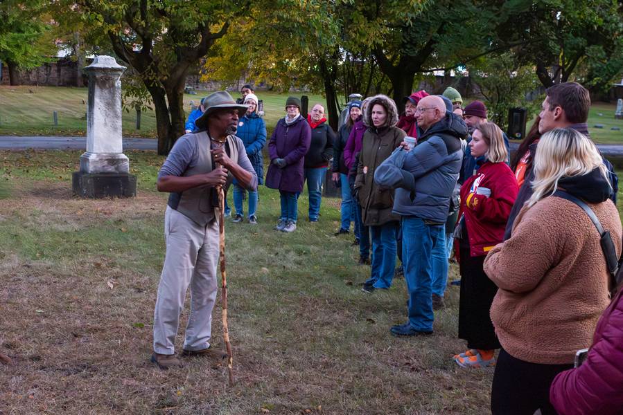 Canalway's Take a Hike at Erie Street Cemetery.